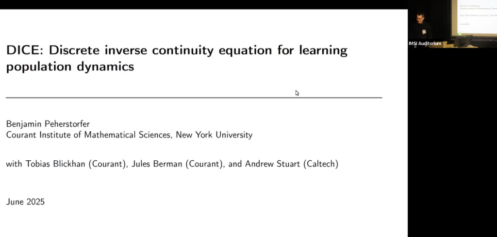 DICE: Discrete inverse continuity equation for marginal trajectory matching Thumbnail