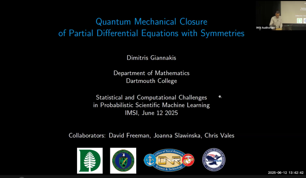 Quantum mechanical closure of partial differential equations with symmetries Thumbnail