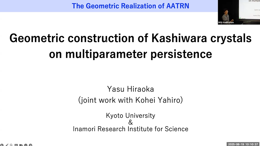 Geometric construction of Kashiwara crystals on multiparameter persistence Thumbnail
