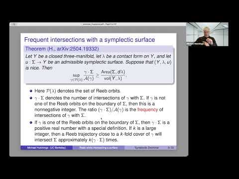 Reeb Orbits Frequently Intersecting a Symplectic Surface Thumbnail