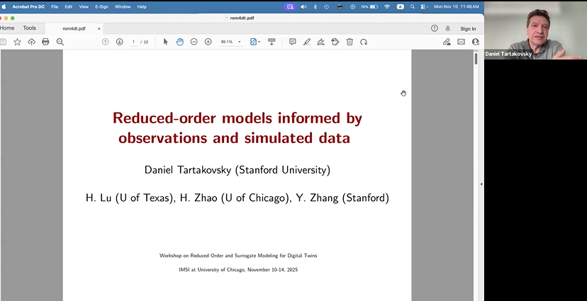 Reduced-order models informed by observations and simulated data Thumbnail