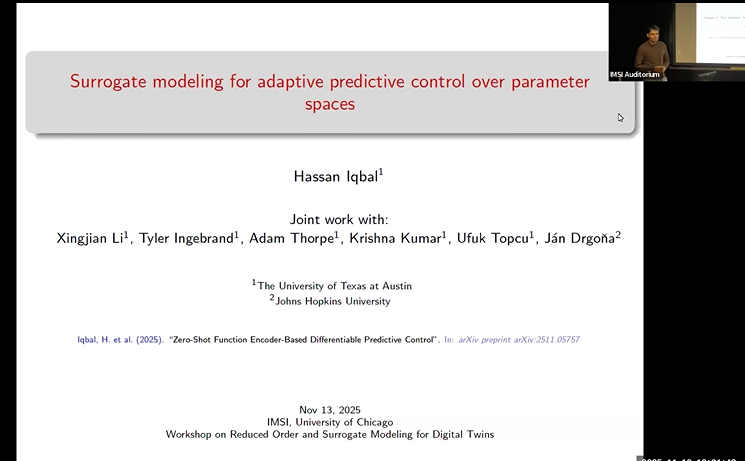 Short talk: Surrogate modeling for adaptive predictive control over parameter spaces Thumbnail