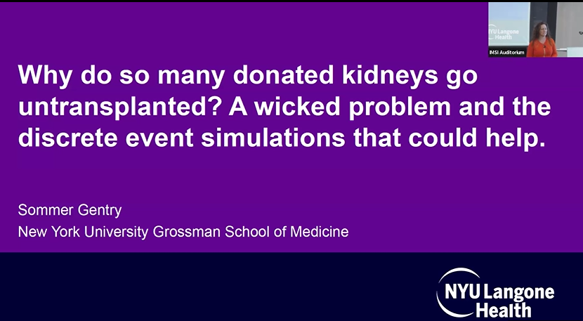 Why do so many donated kidneys go untransplanted? A wicked problem and the discrete event simulations that might help. Thumbnail