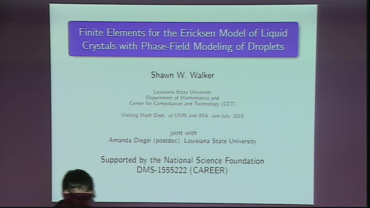 Finite Elements for the Ericksen Model of Liquid Crystals with Phase-Field Modeling of Droplets Thumbnail